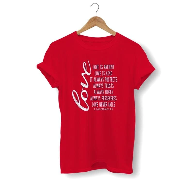 Christian T-Shirt 1 Corinthians 13 3 Christian T-Shirt 1 Corinthians 13