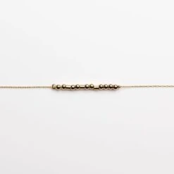 Faith 18K Gold Morse Code Bracelet | Matthew 17:20 9 Faith 18K Gold Morse Code Bracelet | Matthew 17:20 -Lord's Guidance 516BU6cpwlL. AC SY695