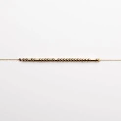 Friendship 18K Gold Morse Code Bracelet | Proverbs 27:9 9 Friendship 18K Gold Morse Code Bracelet | Proverbs 27:9 -Lord's Guidance 51SK4GdWe1L. AC SY695