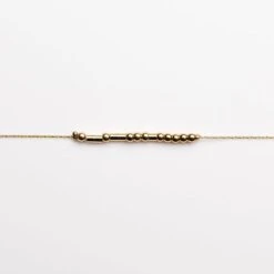 Angels 18K Gold Morse Code Bracelet | Psalm 91:11 -Lord's Guidance 51Z4WWWmjwL. AC SY695