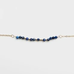 Strength 18K Gold & Lapis Lazuli Morse Code Bracelet | Joshua 1:9 8 Strength 18K Gold & Lapis Lazuli Morse Code Bracelet | Joshua 1:9 -Lord's Guidance 51aDeSTJyPL. AC SY695