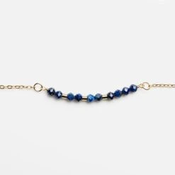 Faith 18K Gold & Lapis Lazuli Morse Code Bracelet | Matthew 17:20 8 Faith 18K Gold & Lapis Lazuli Morse Code Bracelet | Matthew 17:20 -Lord's Guidance 51elIn04cXL. AC SY695