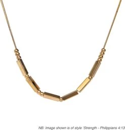 Hope 18K Gold Chunky Morse Code Necklace | Isaiah 40:31 12 Hope 18K Gold Chunky Morse Code Necklace | Isaiah 40:31 -Lord's Guidance 61JfQgrWKhL. AC SY695 2