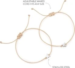 Miles Apart But Close At Heart Double Charm Bracelet With Butterfly | Ecclesiastes 4:10 8 Miles Apart But Close At Heart Double Charm Bracelet With Butterfly | Ecclesiastes 4:10 -Lord's Guidance 61lgvkFEGJL. AC SY675