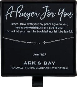 A Prayer For You Cross Bracelet | John 14:27