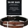 To My Man Men's Rosewood Cross Bracelet | Isaiah 41:10 1 To My Man Men's Rosewood Cross Bracelet | Isaiah 41:10 -Lord's Guidance 715kR8XfP L. AC SY695
