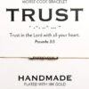 Trust 18K Gold Morse Code Bracelet | Proverbs 3:5 2 Trust 18K Gold Morse Code Bracelet | Proverbs 3:5 -Lord's Guidance 71BW4aS59oL. AC SY695 1