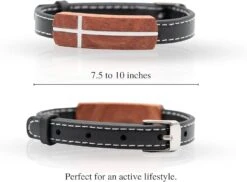 To My Boyfriend Men's Rosewood Cross Bracelet | 1 Corinthians 13:8 11 To My Boyfriend Men's Rosewood Cross Bracelet | 1 Corinthians 13:8 -Lord's Guidance 71DP4UI0ufL. AC SY695 3