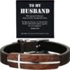 To My Husband Men's Rosewood Cross Bracelet | Matthew 19:6 2 To My Husband Men's Rosewood Cross Bracelet | Matthew 19:6 -Lord's Guidance 71Mdf3zNtPL. AC SY695 1