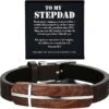 To My Stepdad Men's Rosewood Cross Bracelet | Proverbs 20:7 2 To My Stepdad Men's Rosewood Cross Bracelet | Proverbs 20:7 -Lord's Guidance 71P24dhEJAL. AC SY695