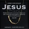 Jesus 18K Gold Chunky Morse Code Necklace | Acts 4:12 2 Jesus 18K Gold Chunky Morse Code Necklace | Acts 4:12 -Lord's Guidance 71Q4X8NIYaL. AC SY695