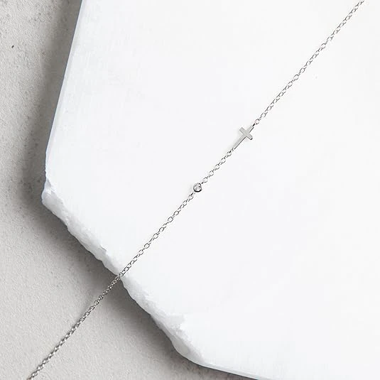 Thinking Of You Cross Gem Bracelet | Isaiah 41:10 6 Thinking Of You Cross Gem Bracelet | Isaiah 41:10 - Image 4