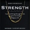 Strength 18K Gold Chunky Morse Code Necklace | Philippians 4:13 2 Strength 18K Gold Chunky Morse Code Necklace | Philippians 4:13 -Lord's Guidance 71YS55g41 L. AC SY695