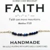 Faith 18K Gold & Lapis Lazuli Morse Code Bracelet | Matthew 17:20 1 Faith 18K Gold & Lapis Lazuli Morse Code Bracelet | Matthew 17:20 -Lord's Guidance 71YYA8SOJRL. AC SY695