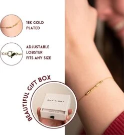 Faith 18K Gold Morse Code Bracelet | Matthew 17:20 10 Faith 18K Gold Morse Code Bracelet | Matthew 17:20 -Lord's Guidance 71jZ0Kb0pmL. AC SY695 12