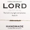 Lord 18K Gold Morse Code Bracelet | Psalm 27:1 2 Lord 18K Gold Morse Code Bracelet | Psalm 27:1 -Lord's Guidance 71n3 QsPkkL. AC SY695