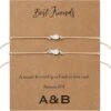 Best Friends Double Charm Bracelet With Angel Wings | Proverbs 27:9 1 Best Friends Double Charm Bracelet With Angel Wings | Proverbs 27:9 -Lord's Guidance 816sWkgBv L. AC SX675