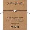 Sending Strength Christian Charm Bracelet With Cross | Deuteronomy 31:6 2 Sending Strength Christian Charm Bracelet With Cross | Deuteronomy 31:6 -Lord's Guidance 81EJuOU0ZCL. AC SX675