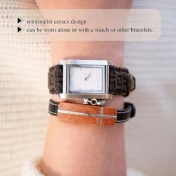 To My Man Men's Rosewood Cross Bracelet | Isaiah 41:10 14 To My Man Men's Rosewood Cross Bracelet | Isaiah 41:10 -Lord's Guidance 81naUj1mb8L. AC SY695 15