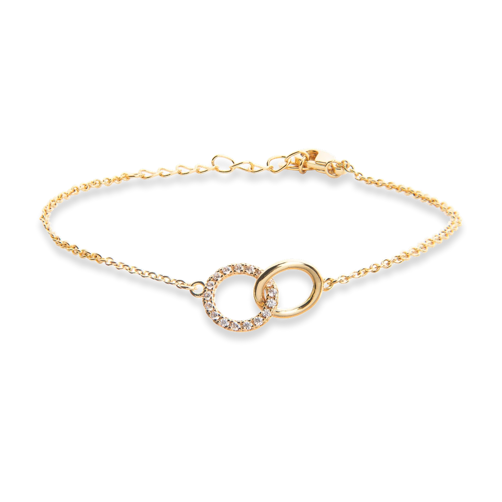 Mommy To Be Gold Plated Double Circle Bracelet | 1 Samuel 1:27 4 Mommy To Be Gold Plated Double Circle Bracelet | 1 Samuel 1:27 - Image 2