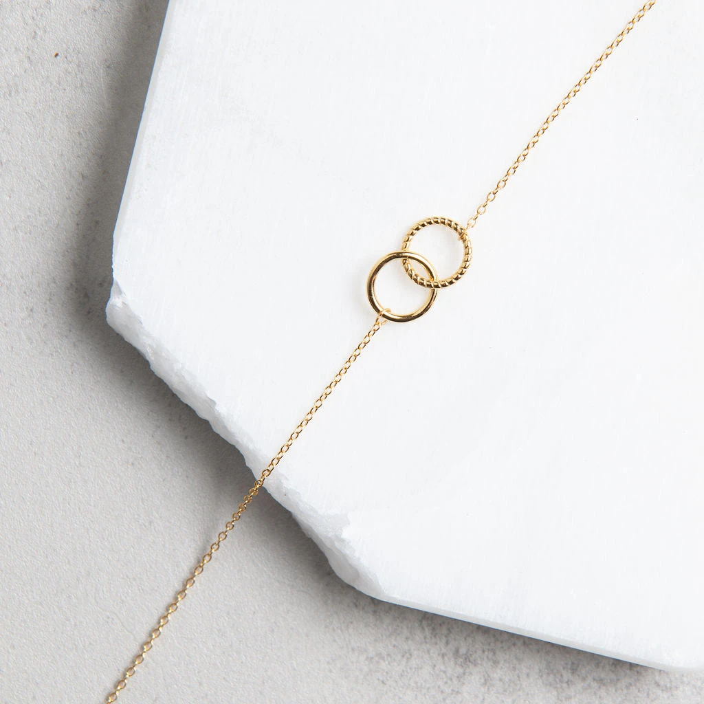 Sending Strength Double Circle Bracelet | Deuteronomy 31:6 6 Sending Strength Double Circle Bracelet | Deuteronomy 31:6 - Image 4