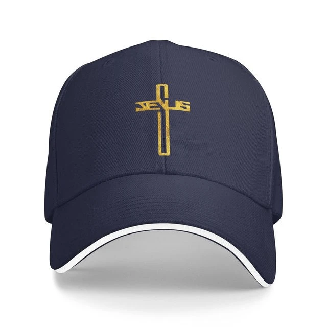 Jesus Cross Adjustable Baseball Cap 11 Jesus Cross Adjustable Baseball Cap - Image 9