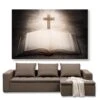 Christian Canvas Art Holy Bible 1 Christian Canvas Art Holy Bible -Lord's Guidance Bible Painting On Canvas
