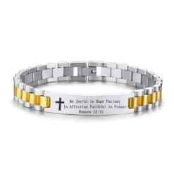Bible Verse Bracelet Romans 12:12 (Link)