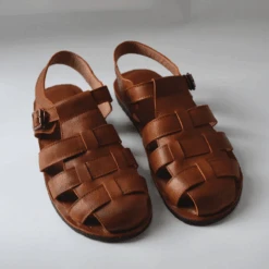 Jesus Style Braided Cowhide Leather Sandals 23 Jesus Style Braided Cowhide Leather Sandals -Lord's Guidance BraidedCowhideJesusShoes