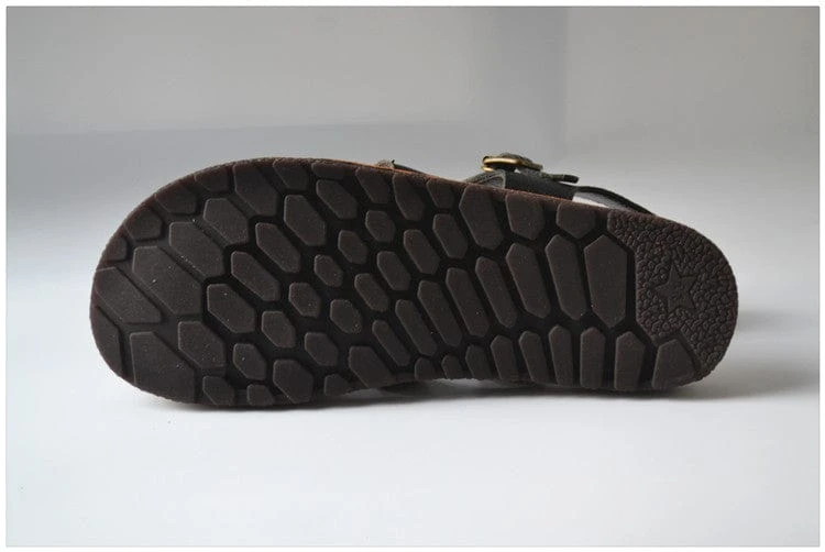 Jesus Style Braided Cowhide Leather Sandals 8 Jesus Style Braided Cowhide Leather Sandals - Image 6