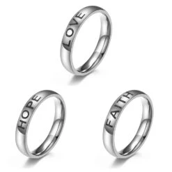 Stainless Steel Engraved Christian Ring 25 Stainless Steel Engraved Christian Ring -Lord's Guidance EngravedChristianRingGroup