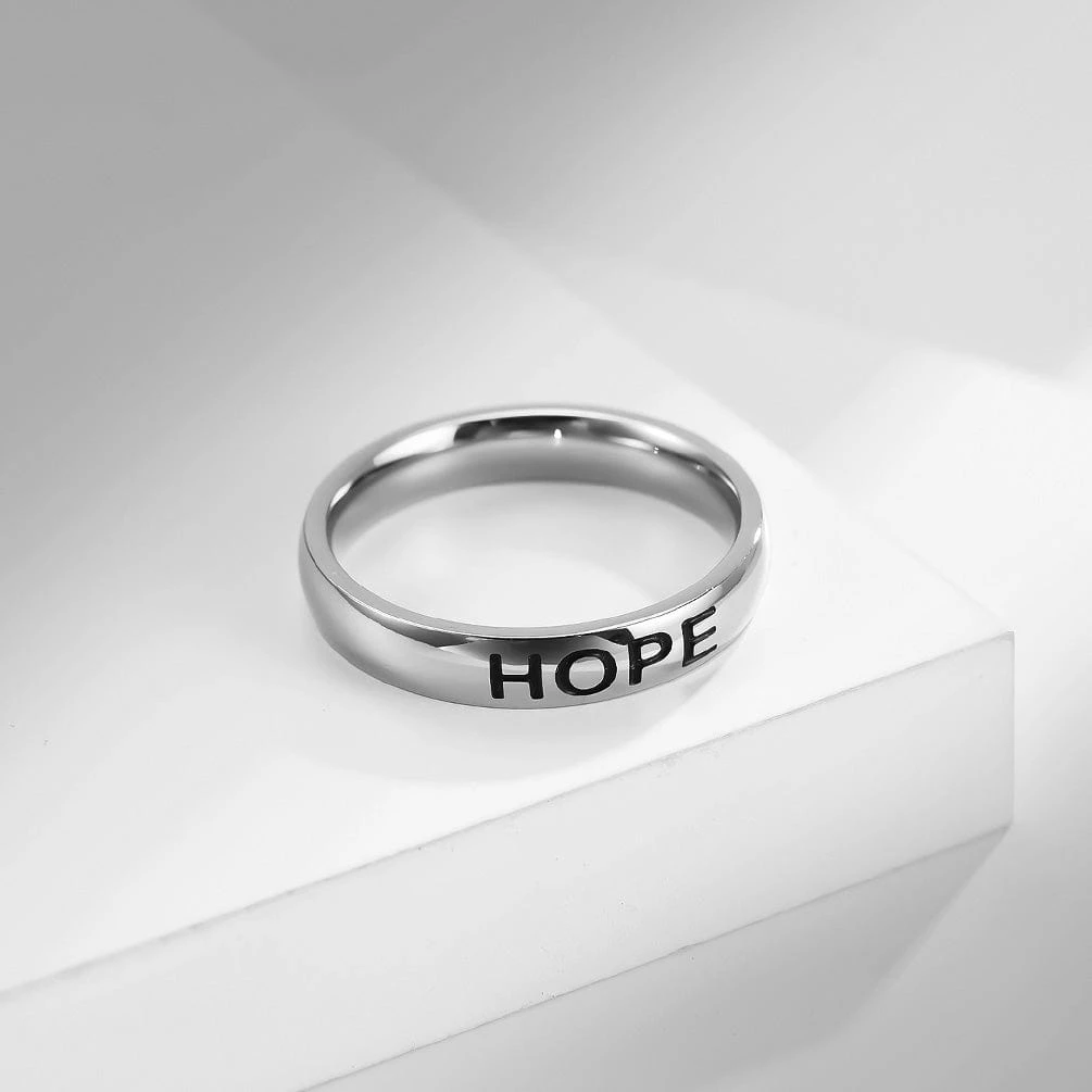 Stainless Steel Engraved Christian Ring 7 Stainless Steel Engraved Christian Ring - Image 5
