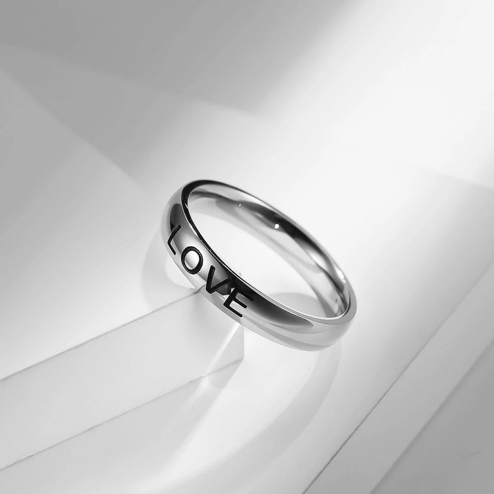 Stainless Steel Engraved Christian Ring 8 Stainless Steel Engraved Christian Ring - Image 6