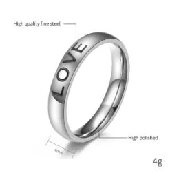 Stainless Steel Engraved Christian Ring 31 Stainless Steel Engraved Christian Ring -Lord's Guidance EngravedChristianRingSpec