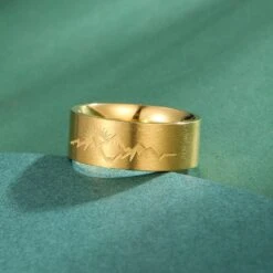 Religious Engraved Sunrise Signet Ring 16 Religious Engraved Sunrise Signet Ring -Lord's Guidance EngravedSunriseRing1