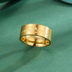 Religious Engraved Sunrise Signet Ring 15 Religious Engraved Sunrise Signet Ring -Lord's Guidance EngravedSunriseRing5