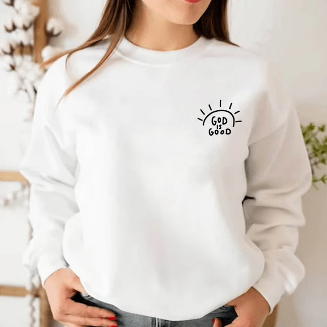 'God Is Good' Christian Graphic Sweatshirt 19 'God Is Good' Christian Graphic Sweatshirt - Image 17