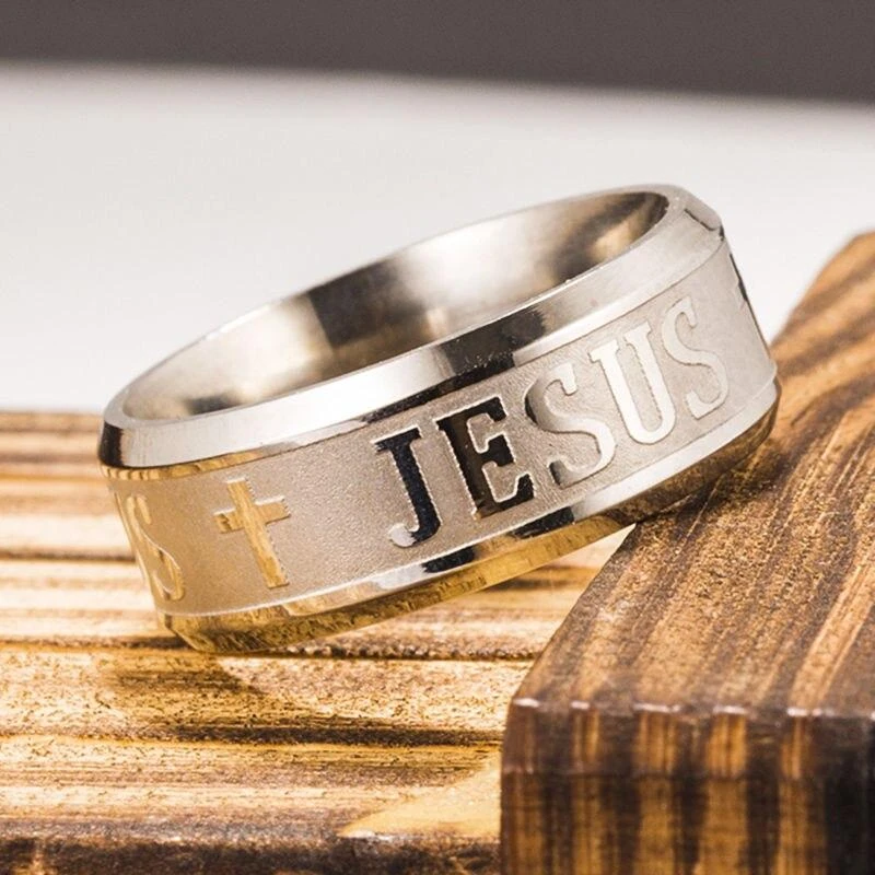 Christian Ring Jesus Name 5 Christian Ring Jesus Name - Image 3