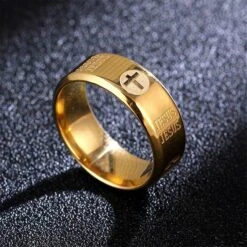 Christian Ring Lord Jesus 9 Christian Ring Lord Jesus -Lord's Guidance H0251ff6c8fc14277b7dabcaf589c22d3t