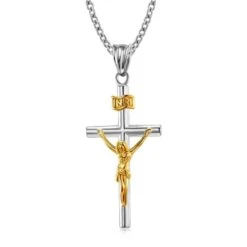 Men's Christian Necklace Jesus Christ 11 Men's Christian Necklace Jesus Christ -Lord's Guidance H02556a92b2c34a52a81ab2ef9103c296d