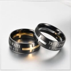 Christian Ring True Love Waits 9 Christian Ring True Love Waits -Lord's Guidance H0b7e94798f2245d086ceb23d72906fc51
