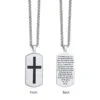 Men's Christian Necklace Our Father Dog Tag 1 Men's Christian Necklace Our Father Dog Tag -Lord's Guidance H0c20bc5becb749d1959ddcfd1165298at