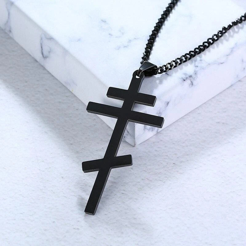 Men's Christian Necklace Orthodox Cross 7 Men's Christian Necklace Orthodox Cross - Image 5