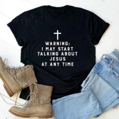 Christian T-Shirt I May Start Talking About Jesus 14 Christian T-Shirt I May Start Talking About Jesus -Lord's Guidance H0f501fedc83d4bdfbbadee1ca0be9f8eT a34fd842 0d2c 454d 8168 3c78e4258869