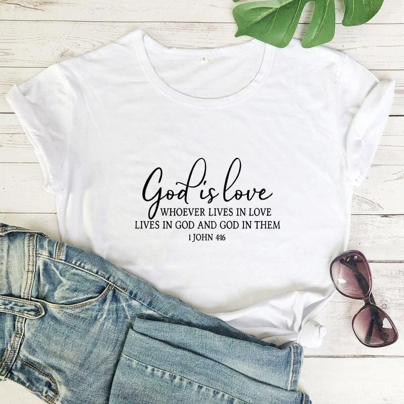 Christian T-Shirt God Is Love 4 Christian T-Shirt God Is Love - Image 2