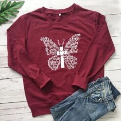 Christian Sweatshirt Butterfly 22 Christian Sweatshirt Butterfly -Lord's Guidance H1169bbc0d8cf4eeba5dddef7d6ba2c24x