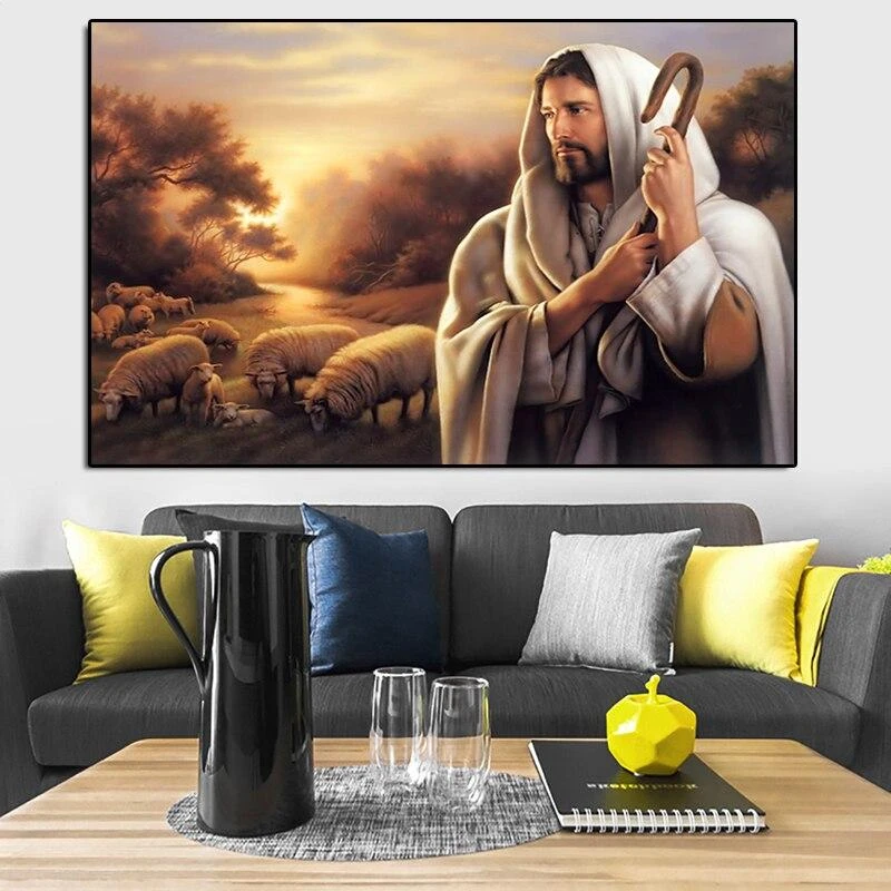 Christian Canvas Art Shepherd 5 Christian Canvas Art Shepherd - Image 3