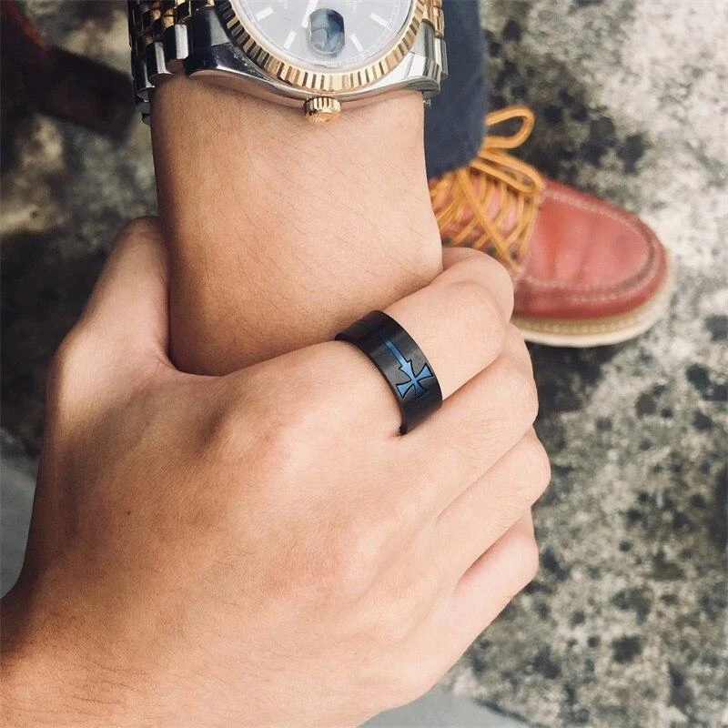 Christian Ring Patty Cross 9 Christian Ring Patty Cross - Image 7