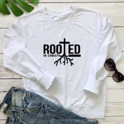 Christian Sweatshirt Rooted 12 Christian Sweatshirt Rooted -Lord's Guidance H28e1371a469045efb63a53a7c3bb81e7l