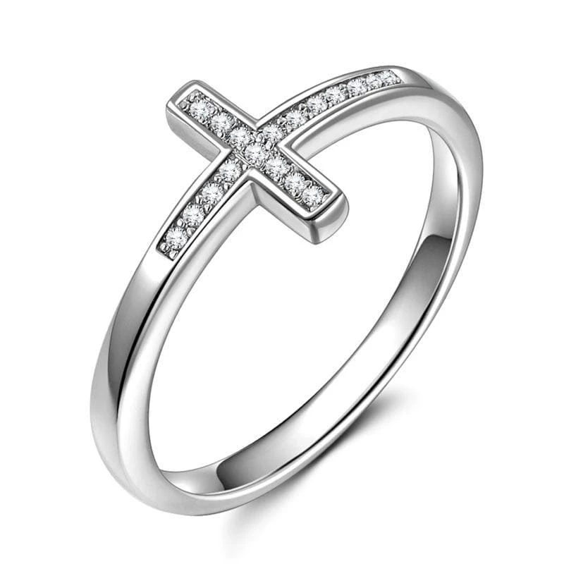 Christian Ring Diamond 3 Christian Ring Diamond